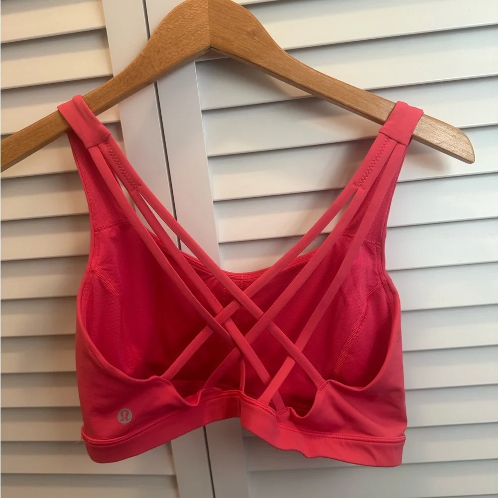 Lululemon Athletica Coral Sports Bra